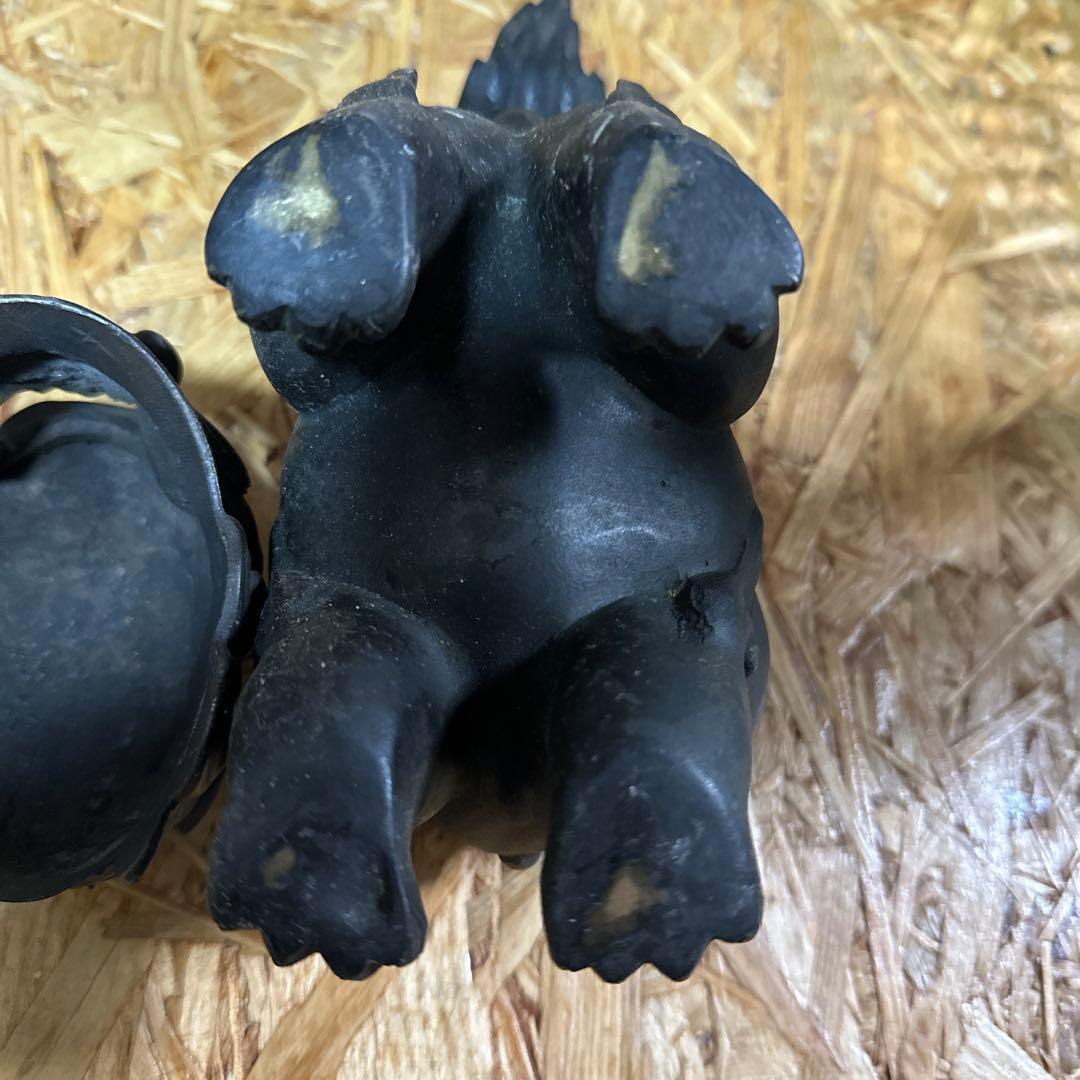 琉球工芸　シーサー香炉　アンティーク香炉