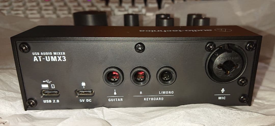 audio-technica AT-UMX3 USBオーディオミキサー