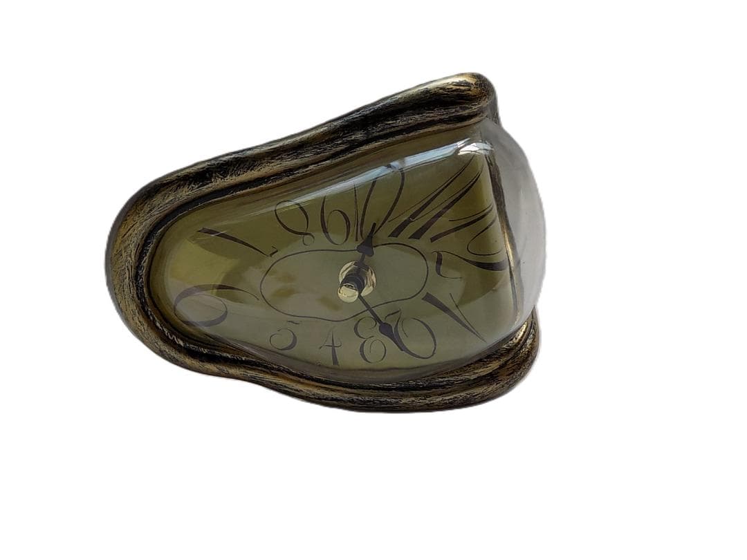 ●ダリ 「柔らかい時計」置き時計/mo-K-75-6123/アンティーク