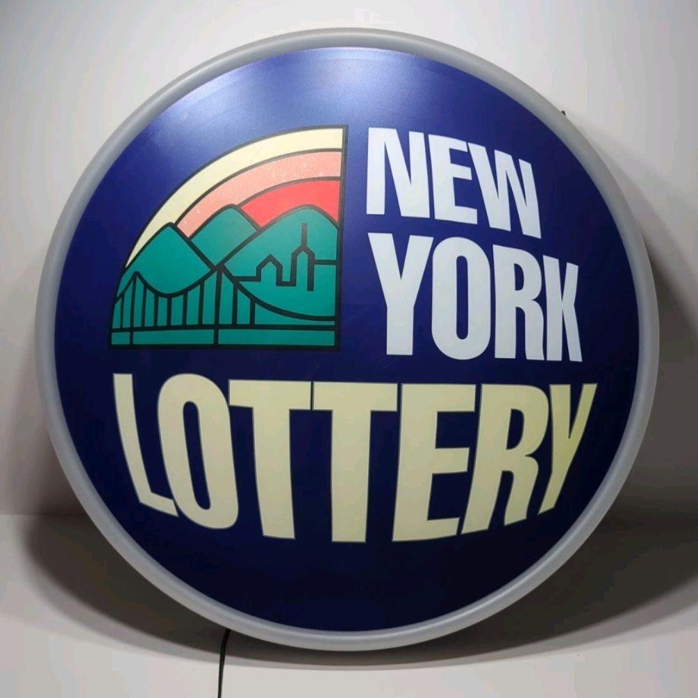 New York Lottery ネオン管　ライト　サイン STABRIDGE