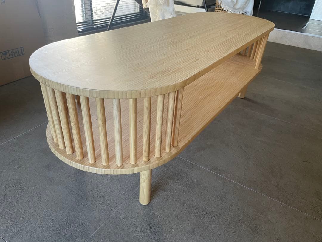 ローテーブル　竹製　ジャパンティ　和モダン　おしゃれ