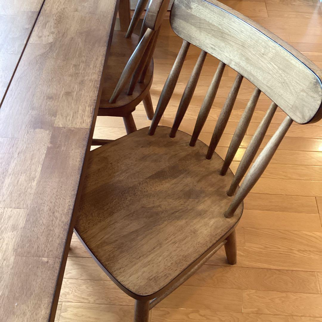 専用　　　　ベルメゾン　木製スピンドルバックチェア　アンティーク調　1脚