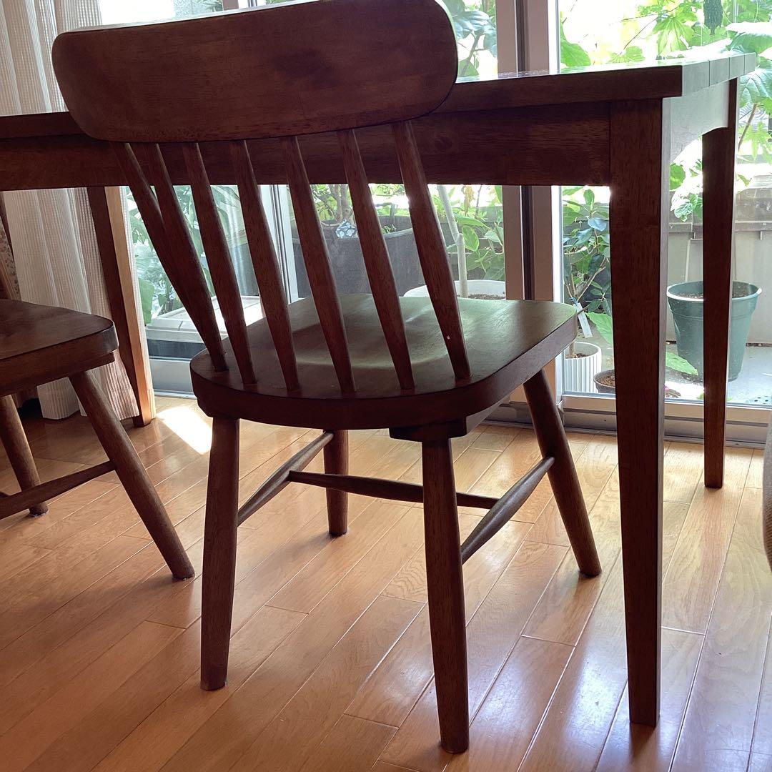 専用　　　　ベルメゾン　木製スピンドルバックチェア　アンティーク調　1脚