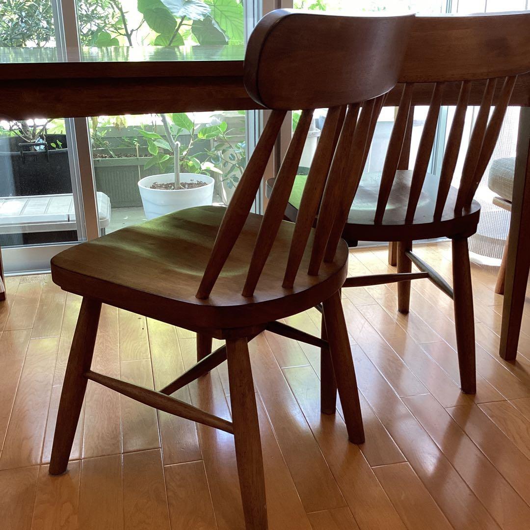 専用　　　　ベルメゾン　木製スピンドルバックチェア　アンティーク調　1脚