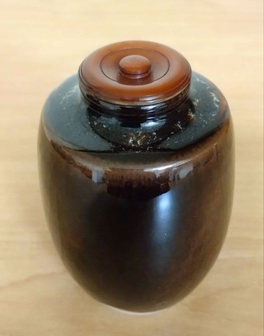 茶道具 京焼 桶谷定一作 肩衝茶入 仕覆付 共箱 - メルカリ