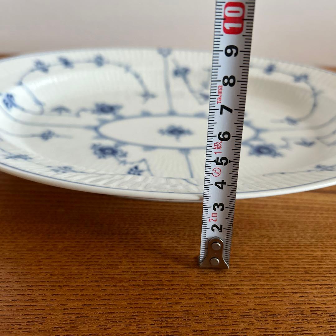 ロイヤルコペンハーゲンブルーフルーテッド•プレイン•オーバルディッシュ•プレート