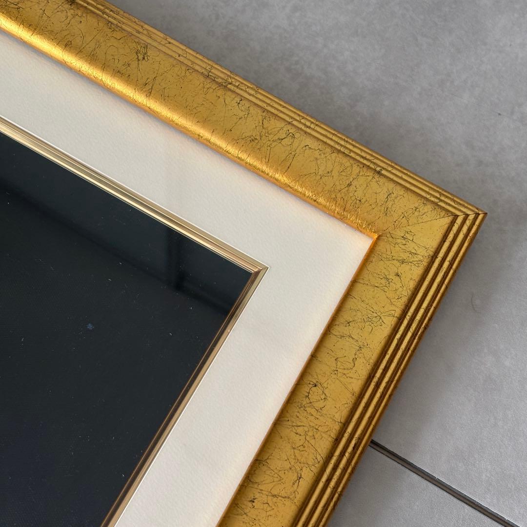 油絵　マイケルジャクソン　額装　76×108 ①