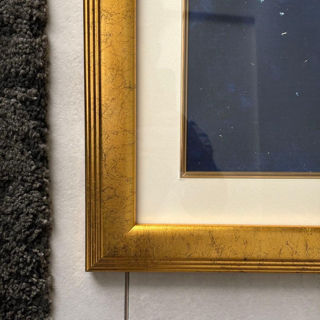 油絵　マイケルジャクソン　額装　76×108 ①