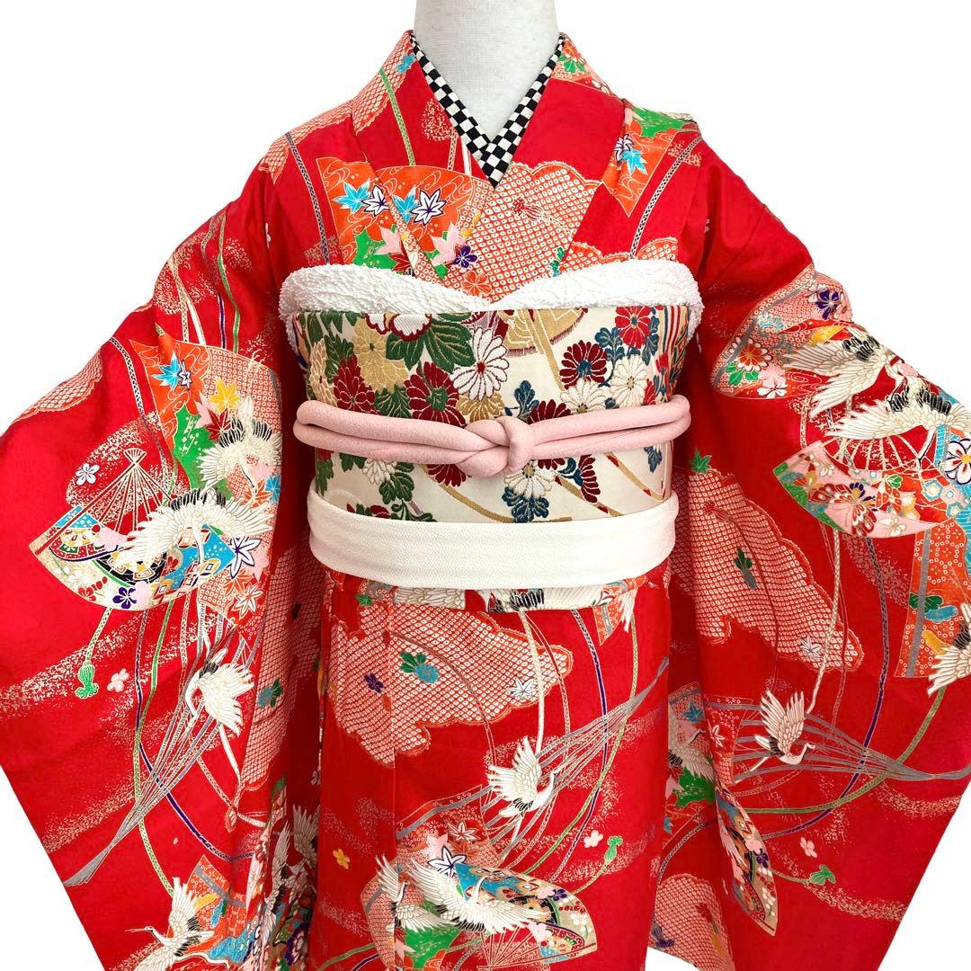 現代 7歳 女の子 子供着物 七五三 現代着物 NO2