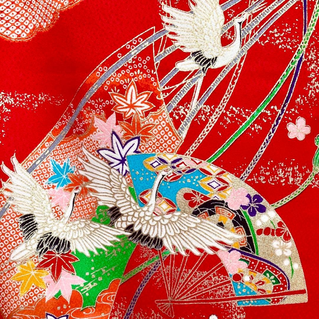 現代 7歳 女の子 子供着物 七五三 現代着物 NO2