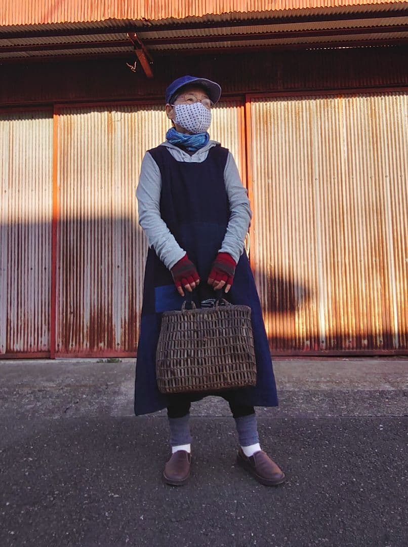 古い籠 山葡萄 籠バッグ 葡萄籠 籠 透かし編み