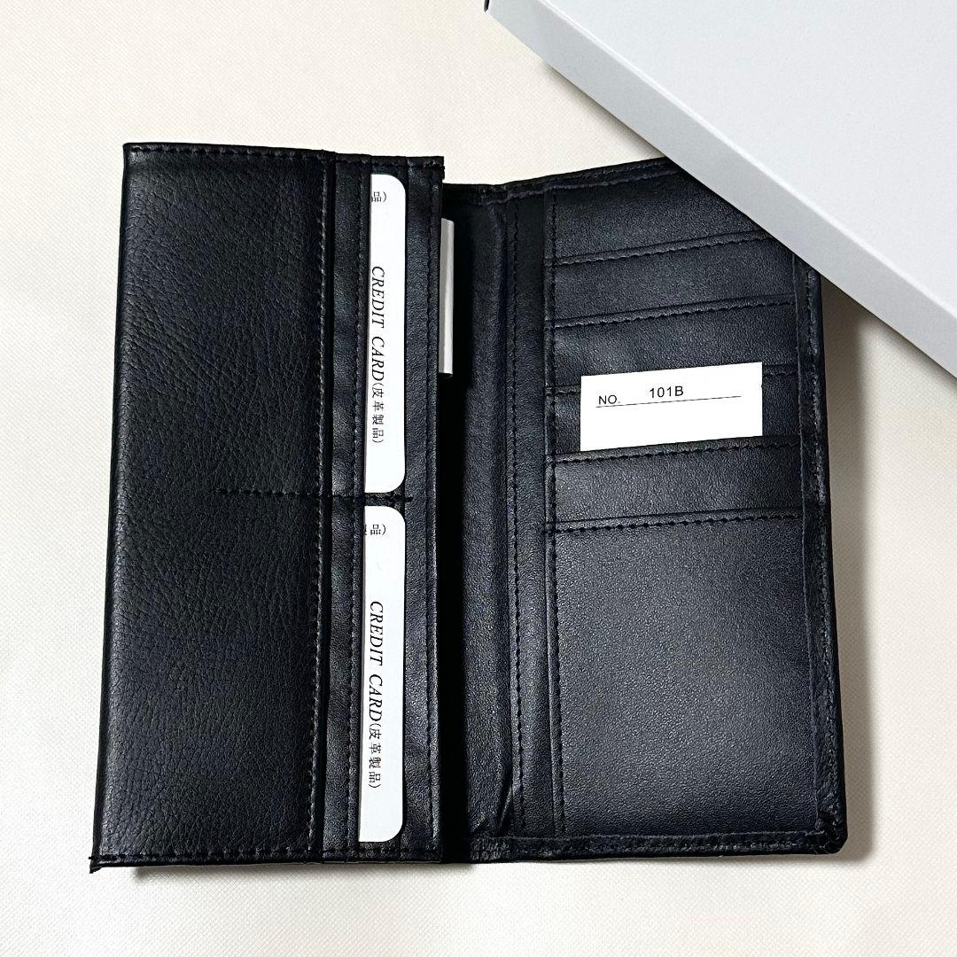 菊紋 財布 本革 黒 ブラック レザー 長財布 皇居菊紋 - メルカリ