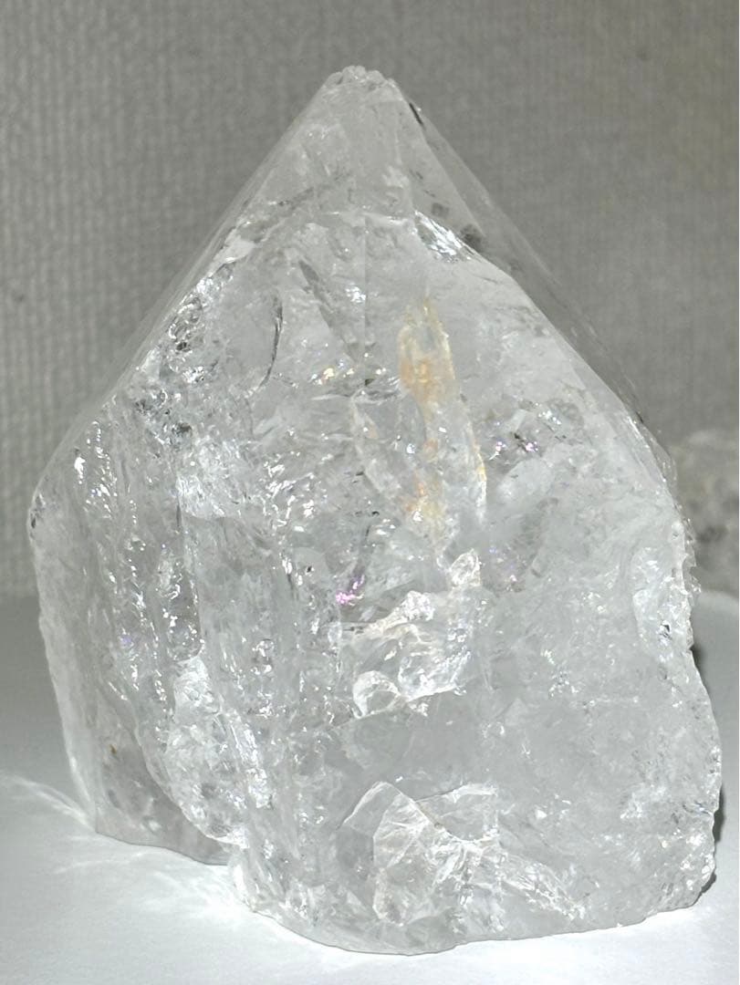 ☆BIGサイズ　トマスゴンサガ産　ロッククリスタル　かち割り　クラスター　天然石