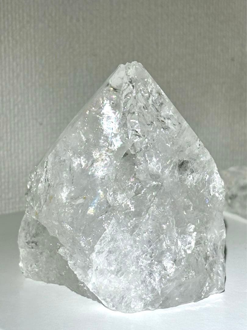 ☆BIGサイズ　トマスゴンサガ産　ロッククリスタル　かち割り　クラスター　天然石