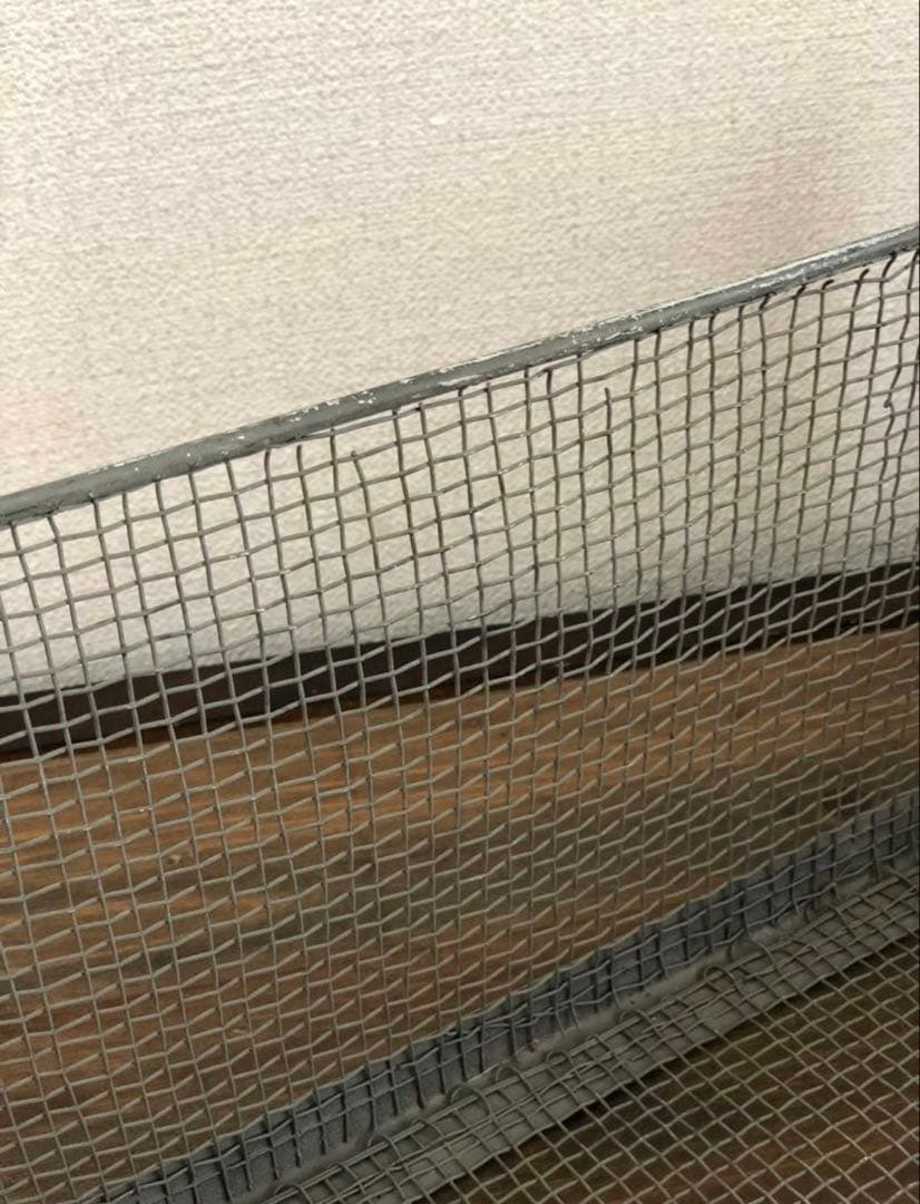 アイアン　メッシュボックス　アンティーク　古道具　ヴィンテージ　ブロカントレトロ