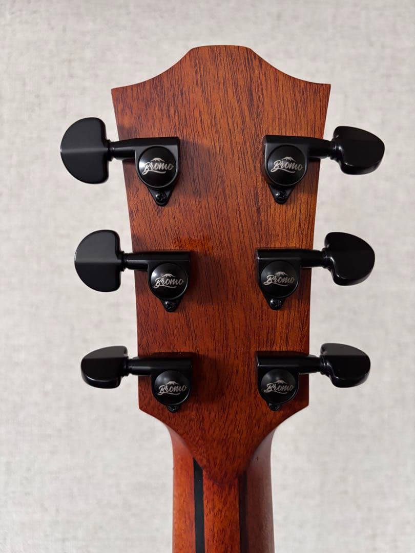 トップ単板 オールマホガニー Bromo BAT1M ドレッドサイズ