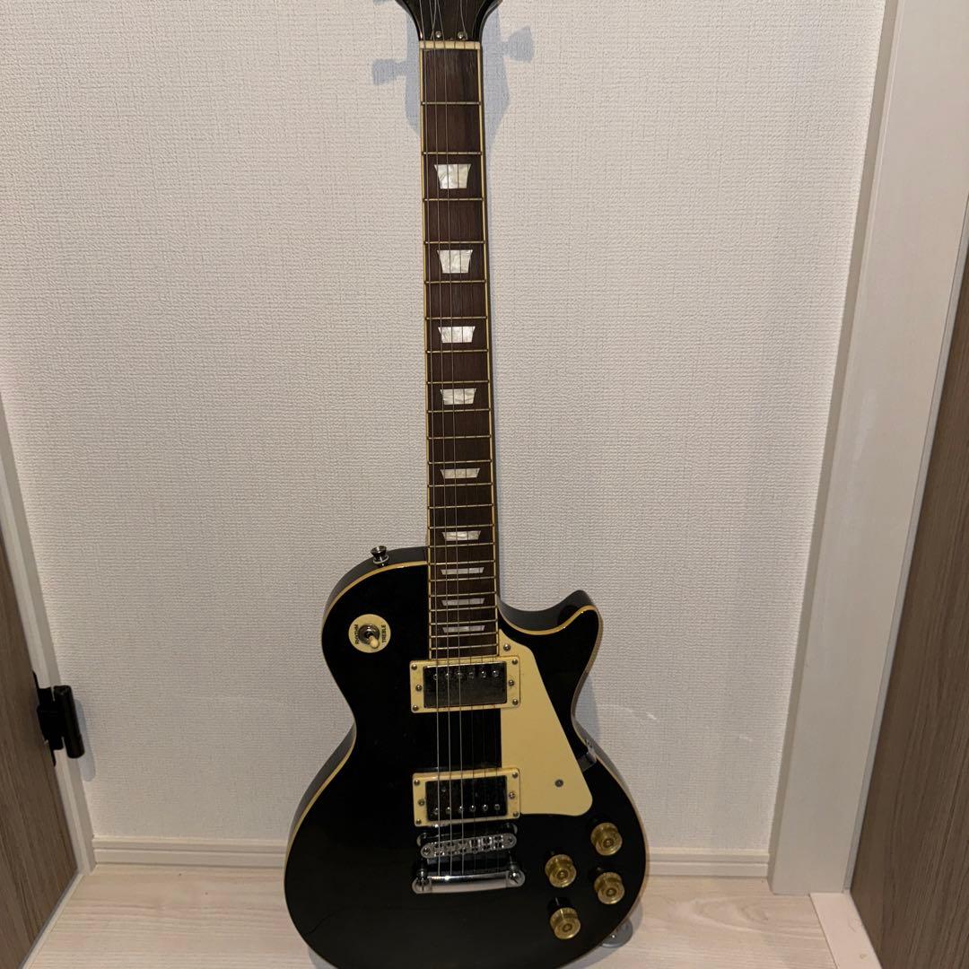 レスポールスタイル エレキギター 黒