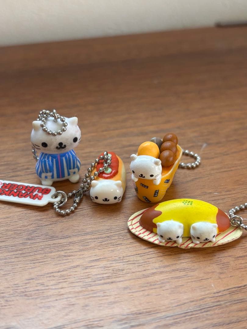 2000年代当時物 にゃんにゃんにゃんこ ローソン限定マスコット4個