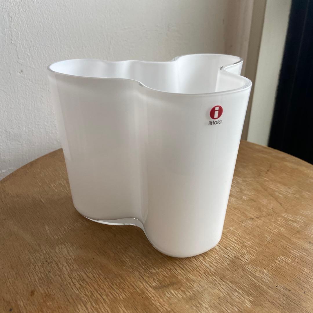 アルヴァ・アアルト コレクション ベース 120mm ホワイト scope 花瓶