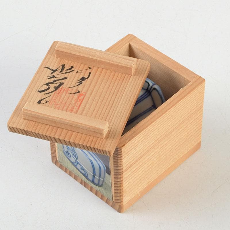 茶道具 平安 昭阿弥造 染付 冠香合 共箱 V 9338 - メルカリ