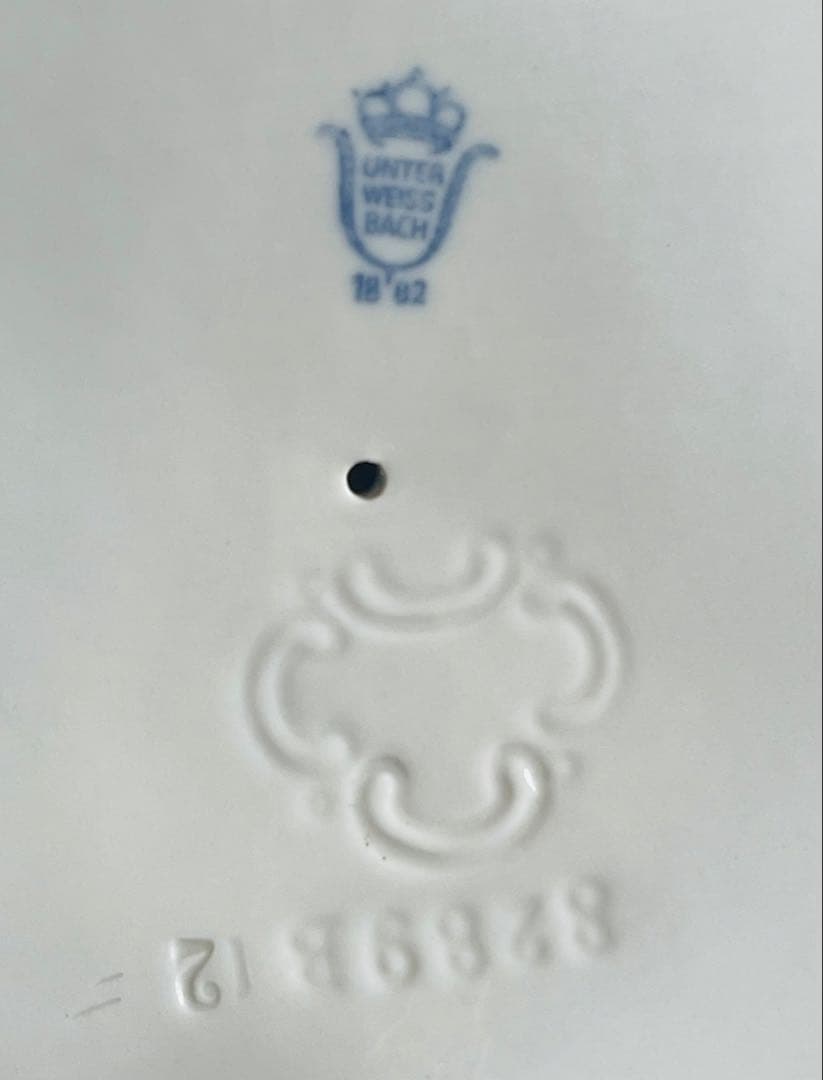 UNTER WEISS BACH 陶器　ドレスデンレース人形　西洋陶器　置物