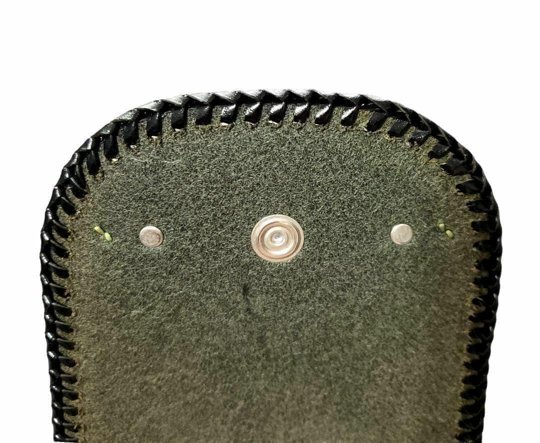 ALZUNI ブラックレザーポーチ