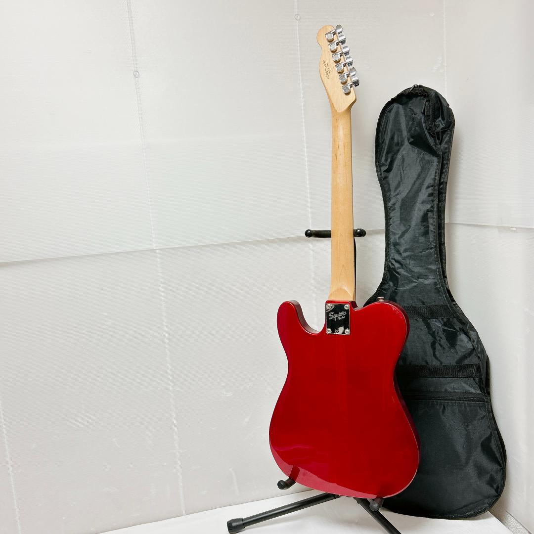 美品 Squier スクワイヤー テレキャスター 赤 キャンディーレッド