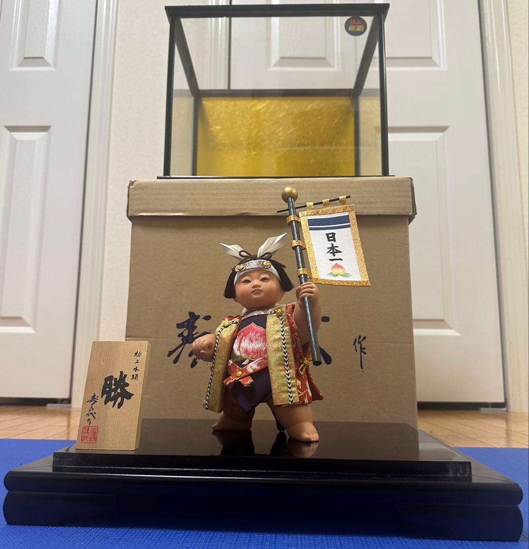 五月人形　桃太郎　「勝」 寿喜代作　尾山人形