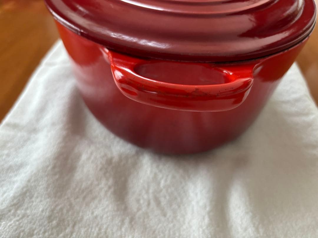 LE CREUSET ル・クルーゼ ココット オーバル 29cmレッド両手鍋