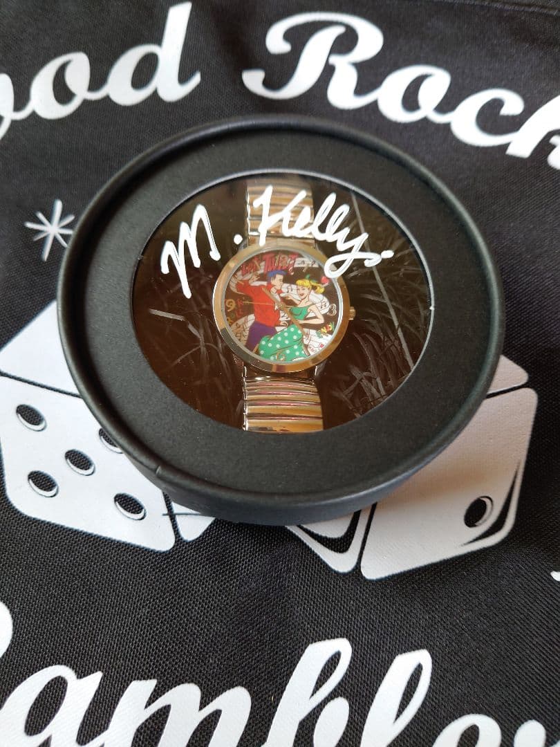 マシンガンケリー＆グットロッキン腕時計　ガレージパラダイス　クリームソーダ