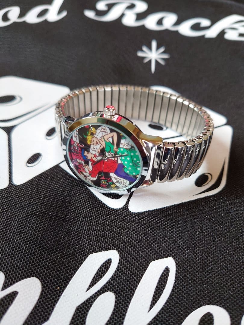 マシンガンケリー＆グットロッキン腕時計　ガレージパラダイス　クリームソーダ