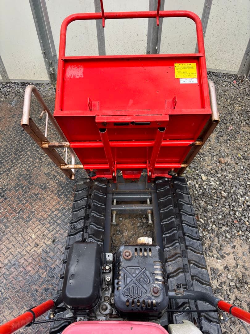 筑水キャニコム 小型クローラ運搬車 BP30 最大積載量180㎏ 手動ダンプ