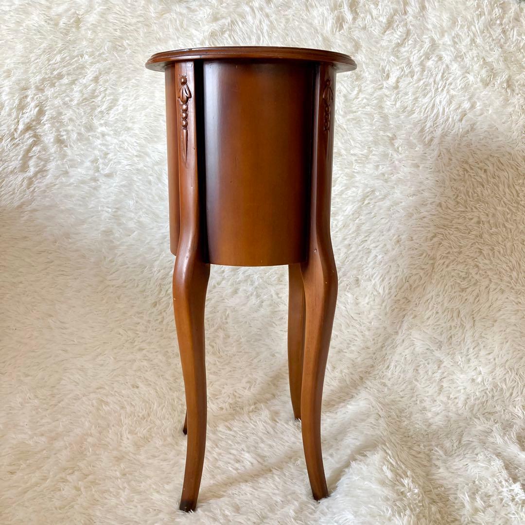 木製　コンソールテーブル サイド ナイト チェスト 猫足 収納　ヨーロッパ家具