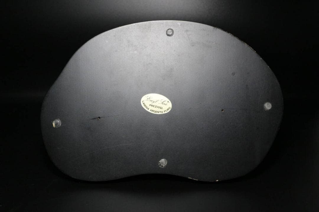 ERMES OTTAVIANI SCULTORE 時計付き置物 シルバープレート