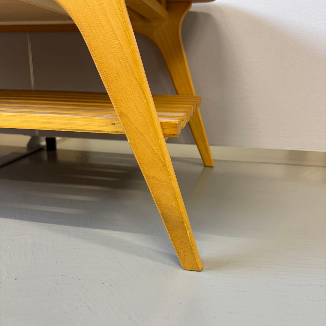 【美品/都内無料配送】ローテーブル センターテーブル　ナチュラルウッド 木製