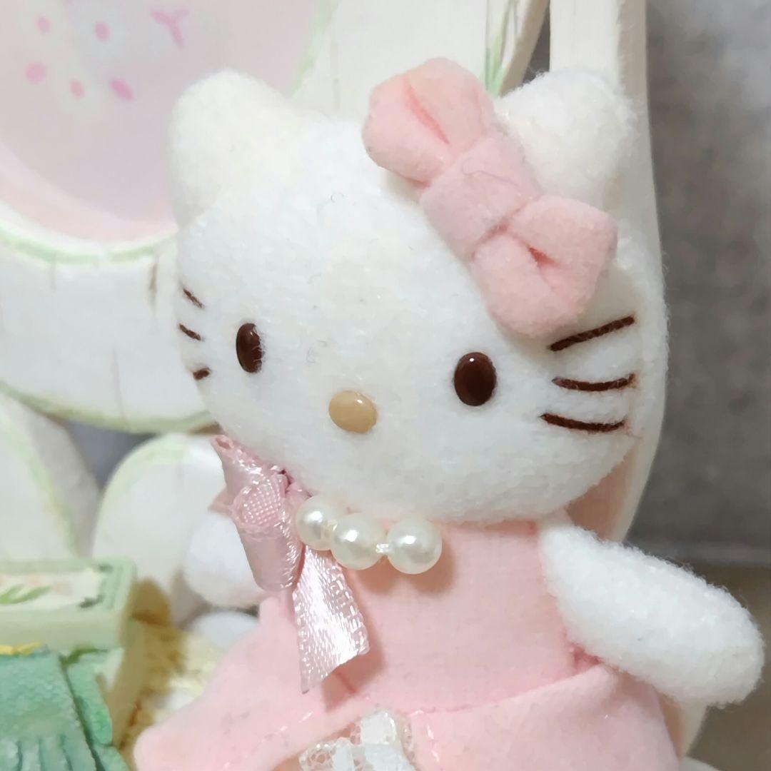 ハローキティちゃん✨フォトフレーム写真立て　2002希少　ぬいぐるみ　ドレッサー