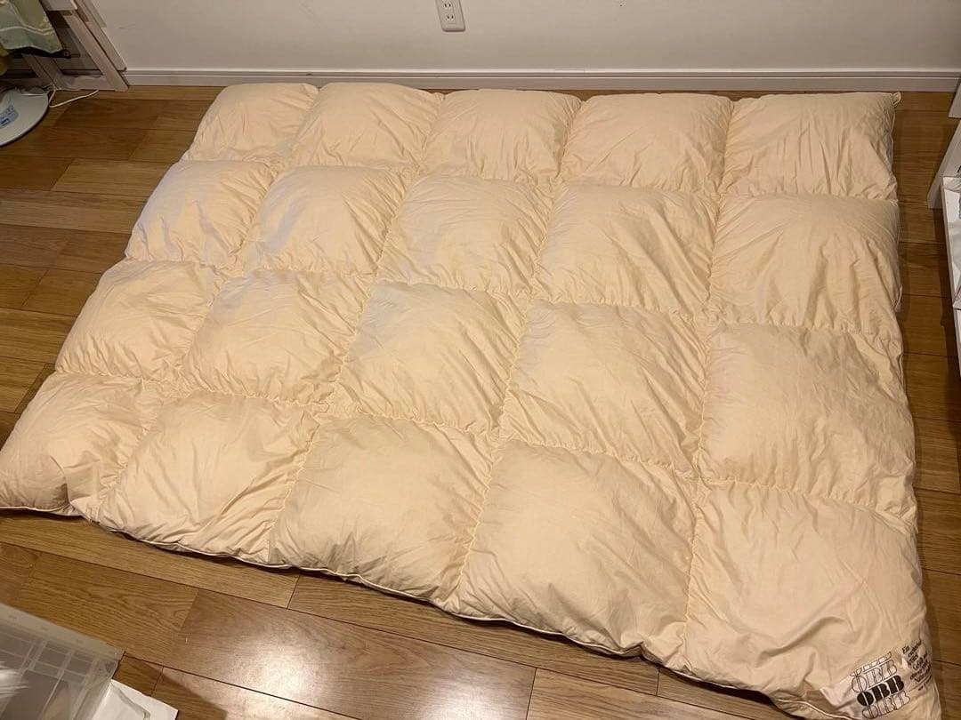 ハンガリーグースダウン95% ハンドピックドイツ製 シングル 1.1k シングル