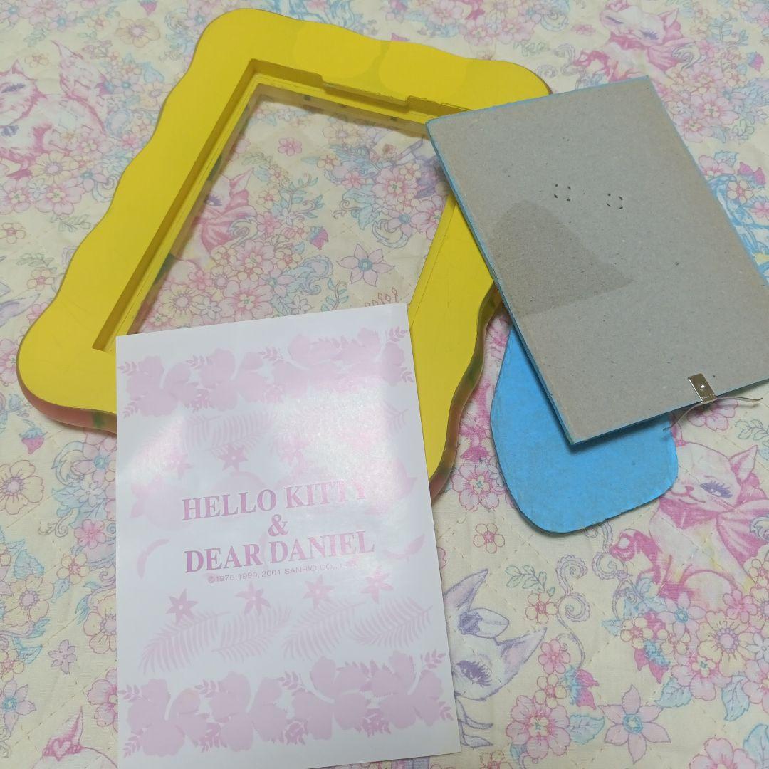ハローキティダニエル ハイビスカス フォトフレーム 平成レトロ レア