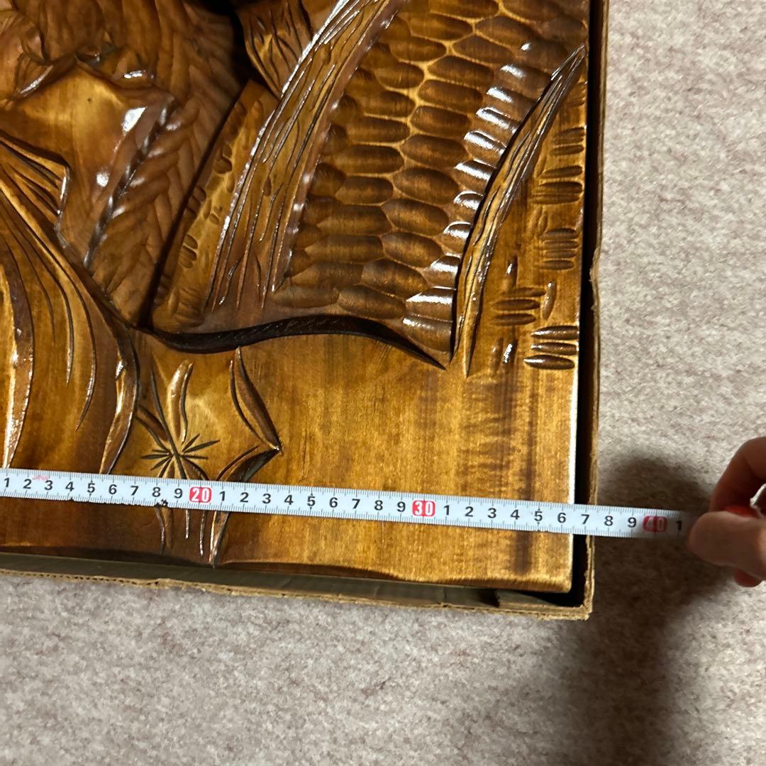 北海道お土産　手彫り木製彫刻 アイヌ木彫り　訳あり