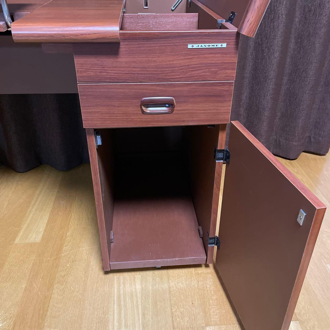 ジャノメ　ハンディキャスターデラックスCB　ミシン台　ミシン収納テーブル