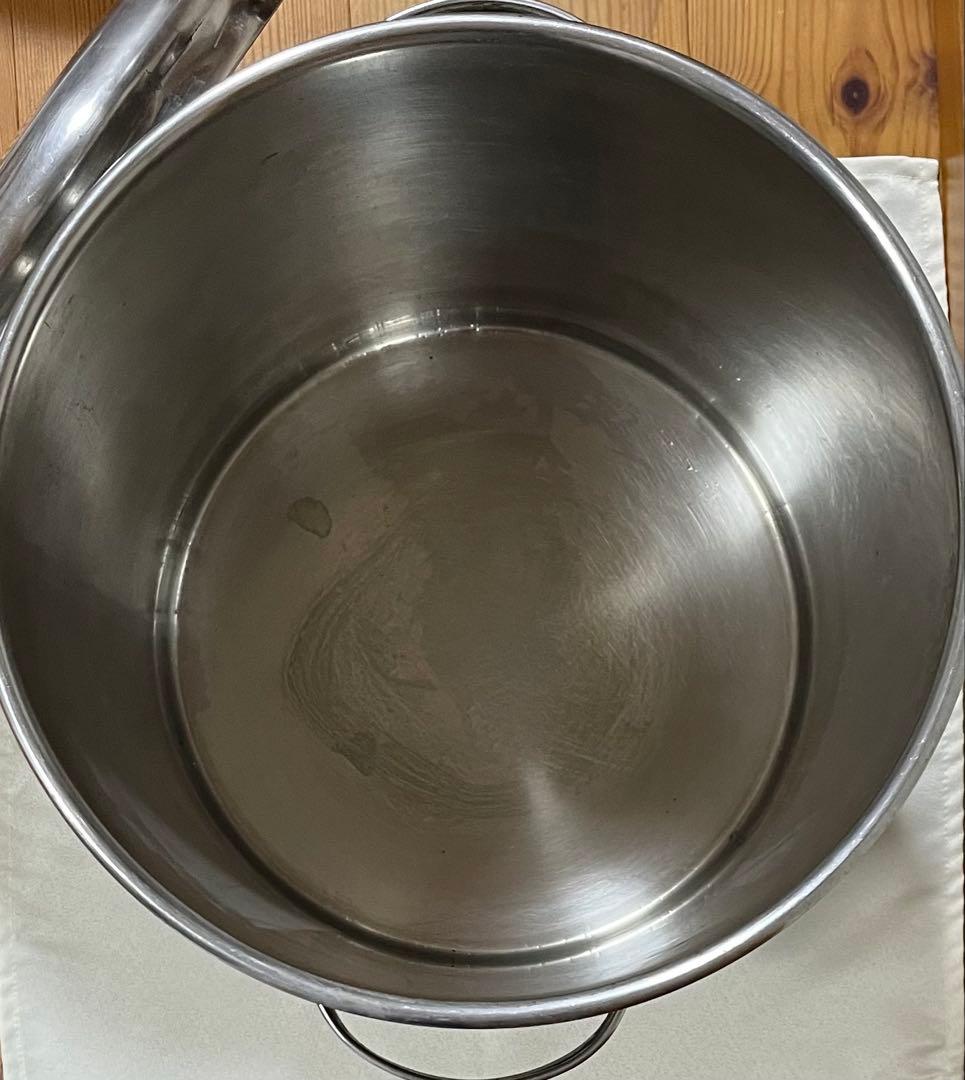 ステンレススチール 寸胴鍋 蓋付き