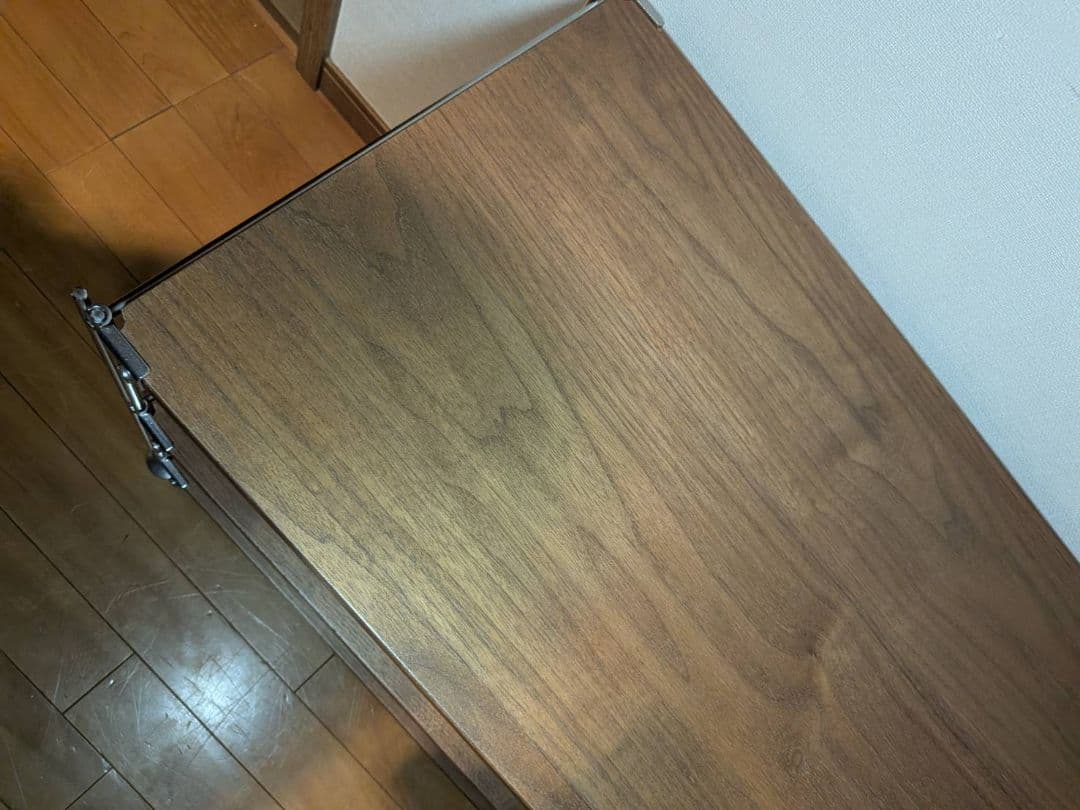 《送料込》無印 ステンレスユニットシェルフ ウォールナット棚 収納 台