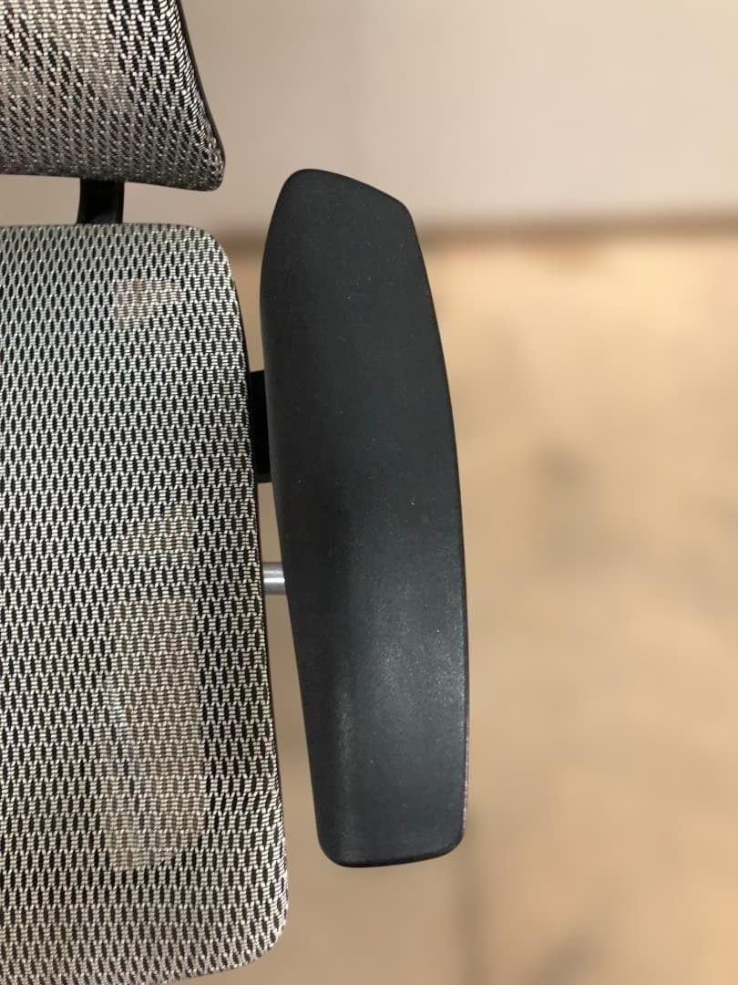 メッシュ オフィスチェア 肘付き キャスター付 デスクチェア 1105-3