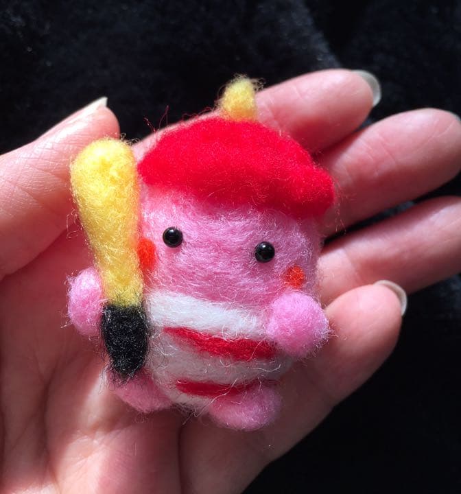 羊毛フェルト 節分 鬼ちゃん