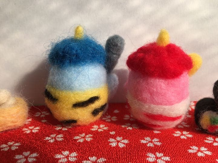 羊毛フェルト 節分 鬼ちゃん