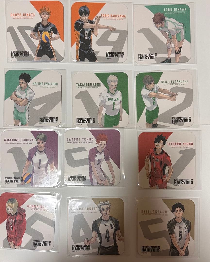 ハイキュー展　コースター　全種類　セット