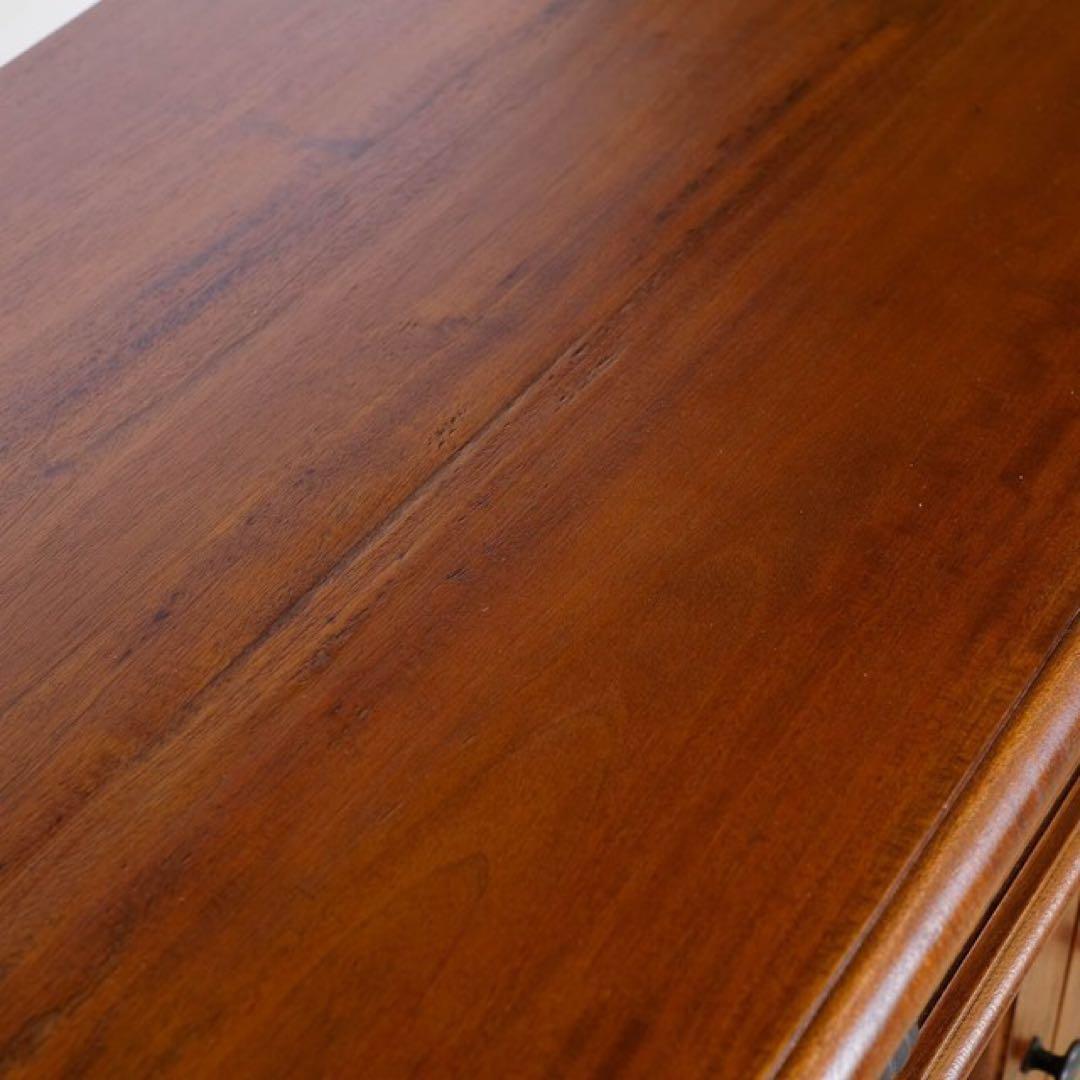 G 新品 アジアン キャビネット アンティーク カフェ カントリー 食器棚 本棚