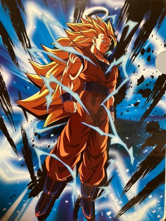 激レア】ドラゴンボールZ 超サイヤ人3 孫悟空 クリアファイル 鳥山明