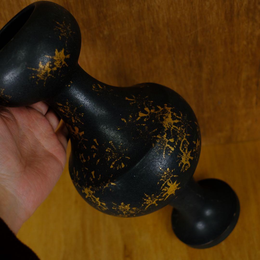 アンティーク　花器　花瓶　陶器　工芸品　オブジェ　作家物　ビンテージ　アート