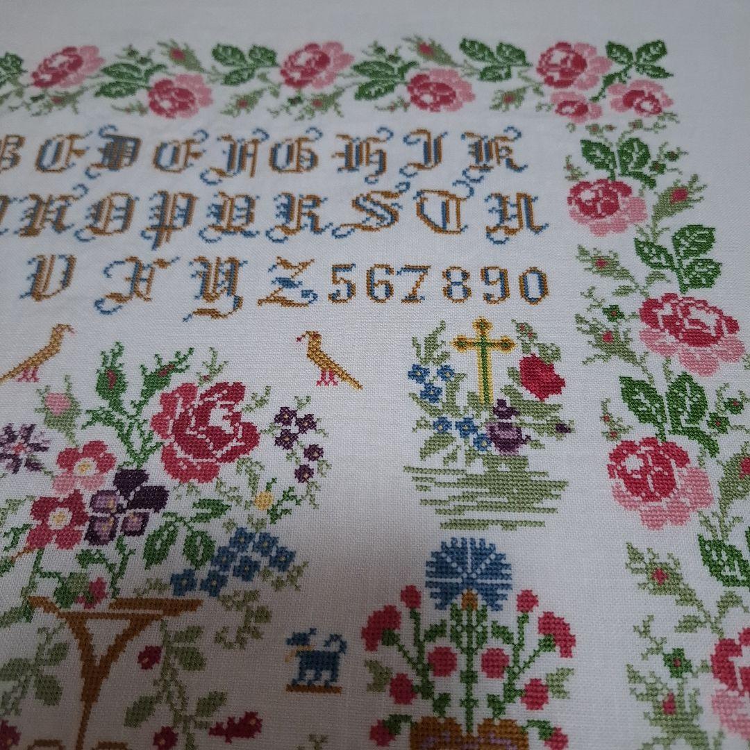 ゆか　クロスステッチ完成品